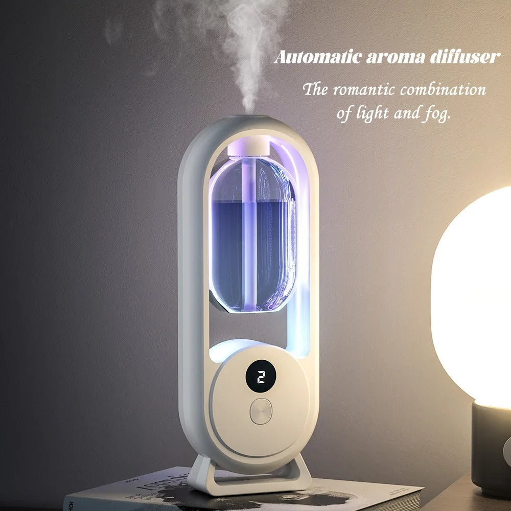 Portable 5-Mode Aroma Diffuser – Rechargeable & Timed Air Freshener (50ml)