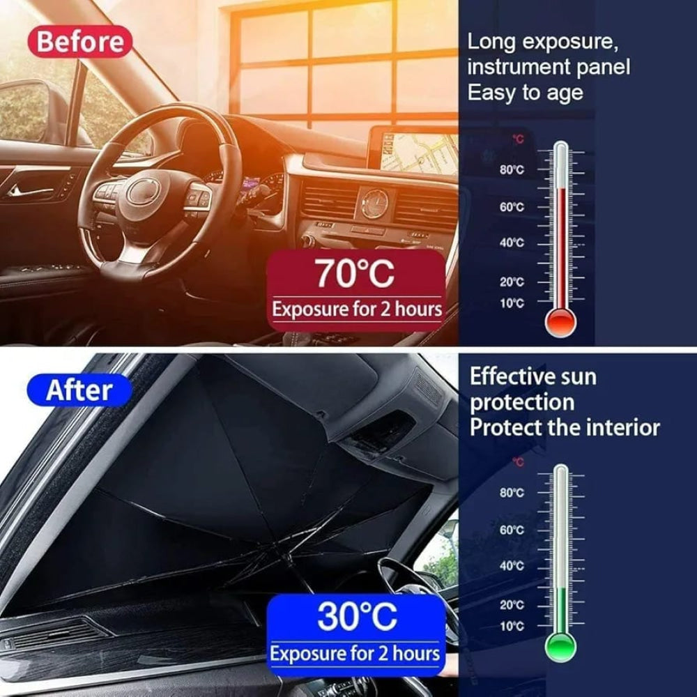 Car Umbrella Sun Shade Cover for Windshield