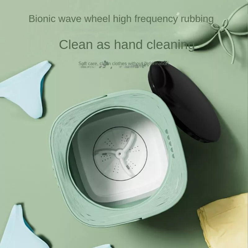 6.5l Portable Foldable Washing Machine Basket Random Color