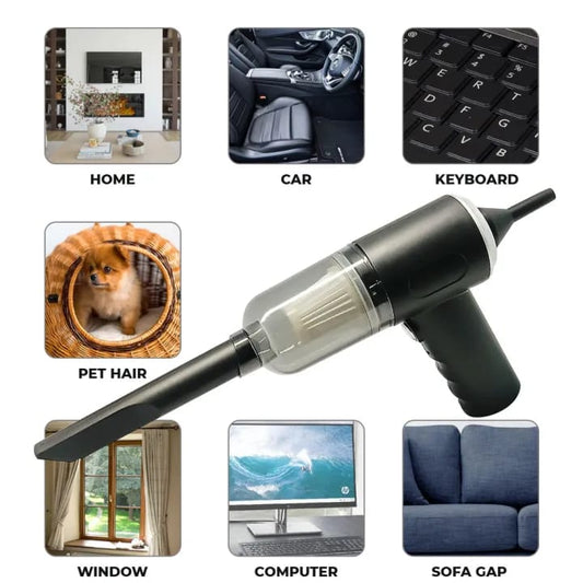 3-in-1 Portable Wireless Vacuum Cleaner – Handheld for Car & Home (AS 228)