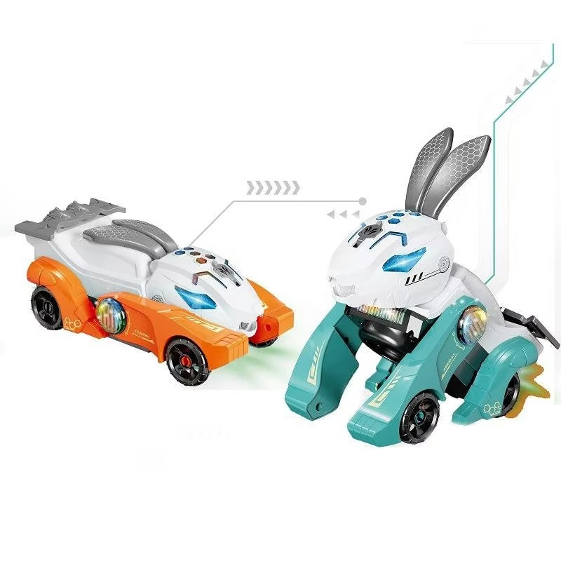 New Style Cute Deformation Animal Vehicle Toy Children Gift 2 In 1