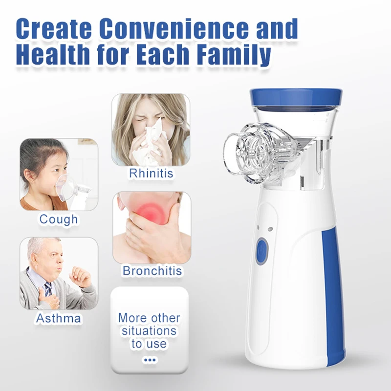 Portable Asthma Nebulizer – Battery Operated for Kids & Adults