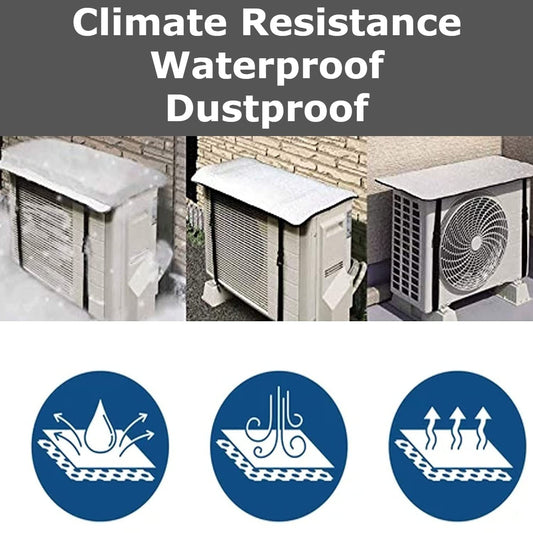 Heatproof AC Outdoor Cover – Dust & Rain Protection (34x16")